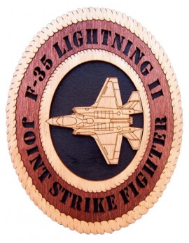 Laser Cut, Personalized F-35 Joint Strike Fighter JSF Gift
