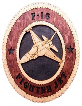 Laser Cut, Personalized F-16 Fighter Jet Gift