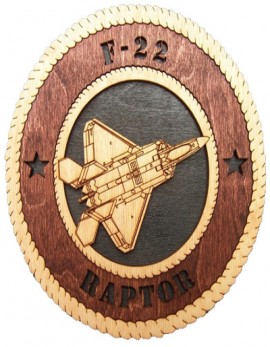 Laser Cut, Personalized F-22 Raptor Gift