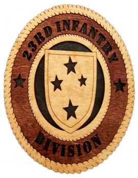 Laser Cut, Personalized 23rd Infantry Division Gift