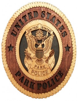 Laser Cut, Personalized US Park Police Gift