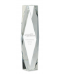 12" Clear Crystal Facet Tower
